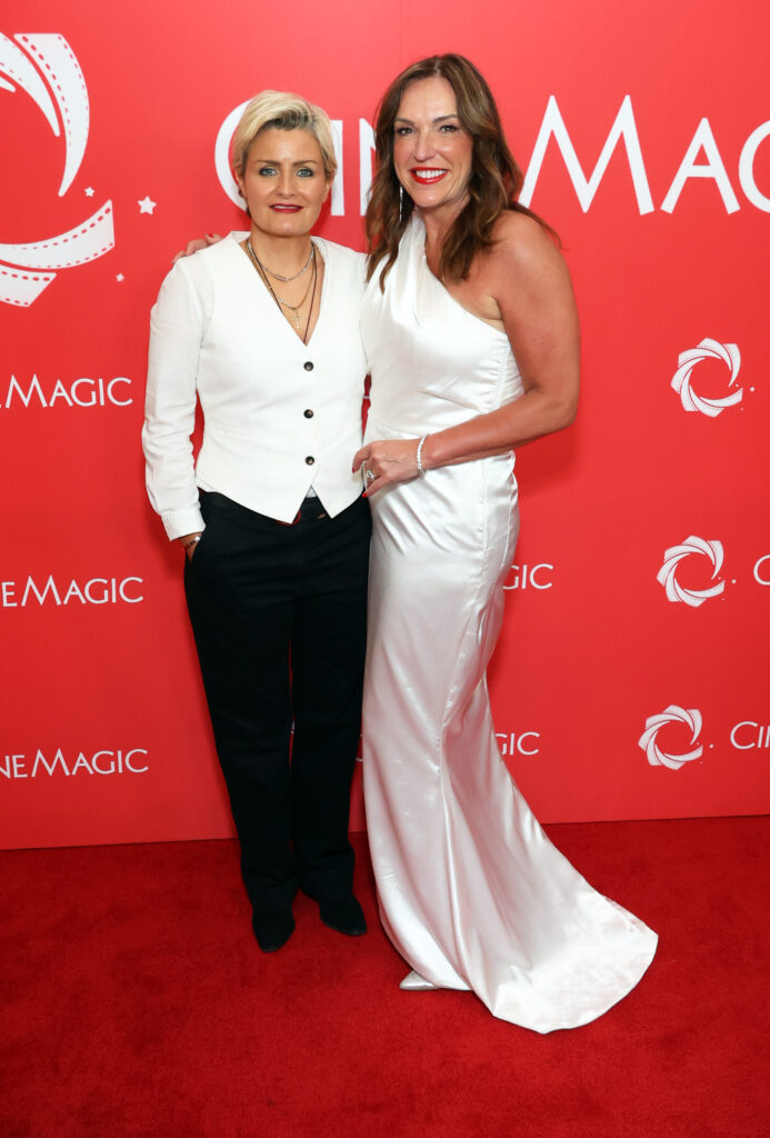 Photo Caption Maire Campbell, Director Writer and Joan Burney Keatings MBE, Cinemagic CEO pictured as award-winning youth film charity Cinemagic returned to Los Angeles for an exclusive week of film industry opportunities that culminated in the annual Cinemagic LA Showcase at The Fairmont Miramar Hotel & Bungalows, Santa Monica, on 26 June, hosted by award winning writer director Maire Campbell, celebrating emerging creative talent, international collaboration and youth storytelling.
