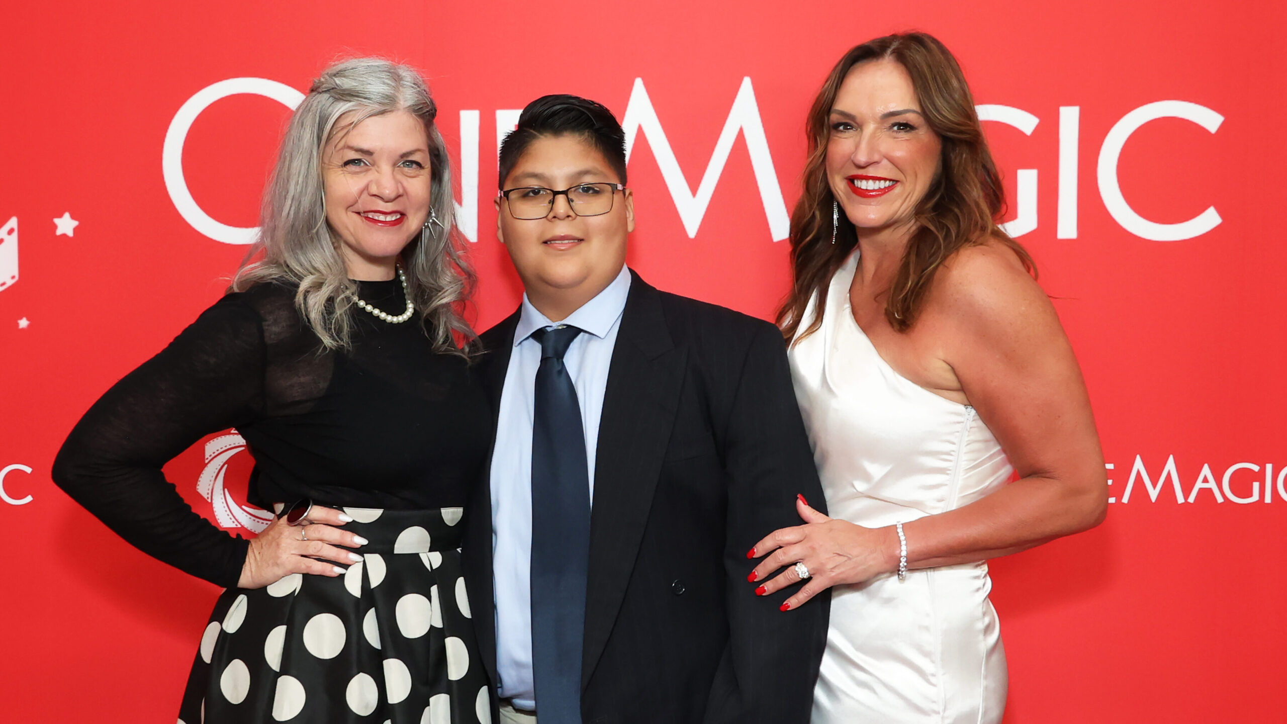 Photo Caption Sarah Brandes, Director and Cinematographer, Alan DeSantiago and Joan Burney Keatings MBE, Cinemagic CEO as award-winning youth film charity Cinemagic returned to Los Angeles for an exclusive week of film industry opportunities that culminated in the annual Cinemagic LA Showcase at The Fairmont Miramar Hotel & Bungalows, Santa Monica, on 26 June, hosted by award winning writer director Maire Campbell, celebrating emerging creative talent, international collaboration and youth storytelling. Alan DeSantiago stars in Cinemagic’s latest film made in LA ‘Invisible Power’.