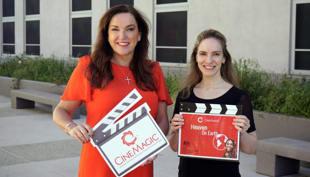 'Heaven on Earth' BTS (Los Angeles) - Joan Burney Keatings MBE with Consul General Emily Cloke